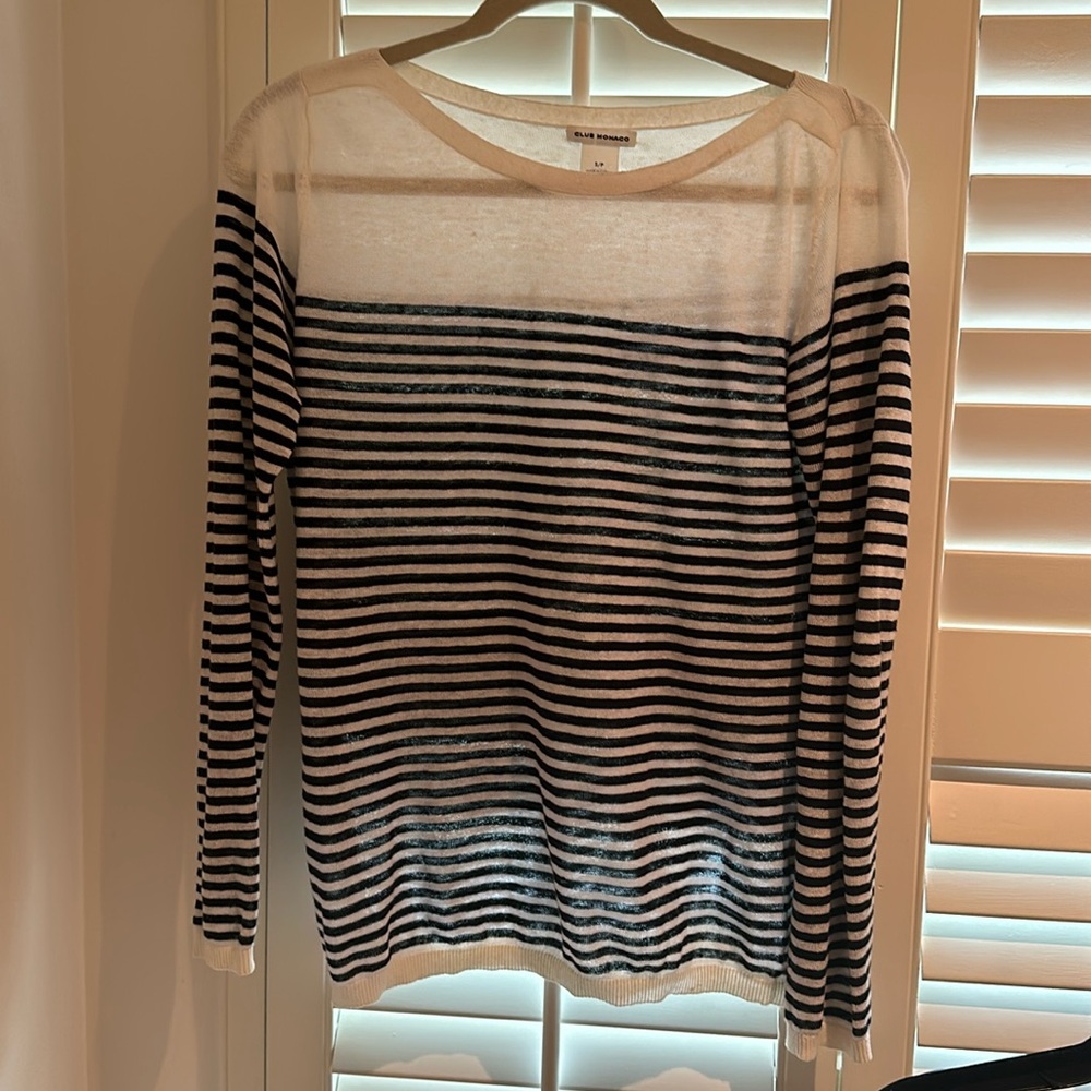 Club Monaco stripped sweater
